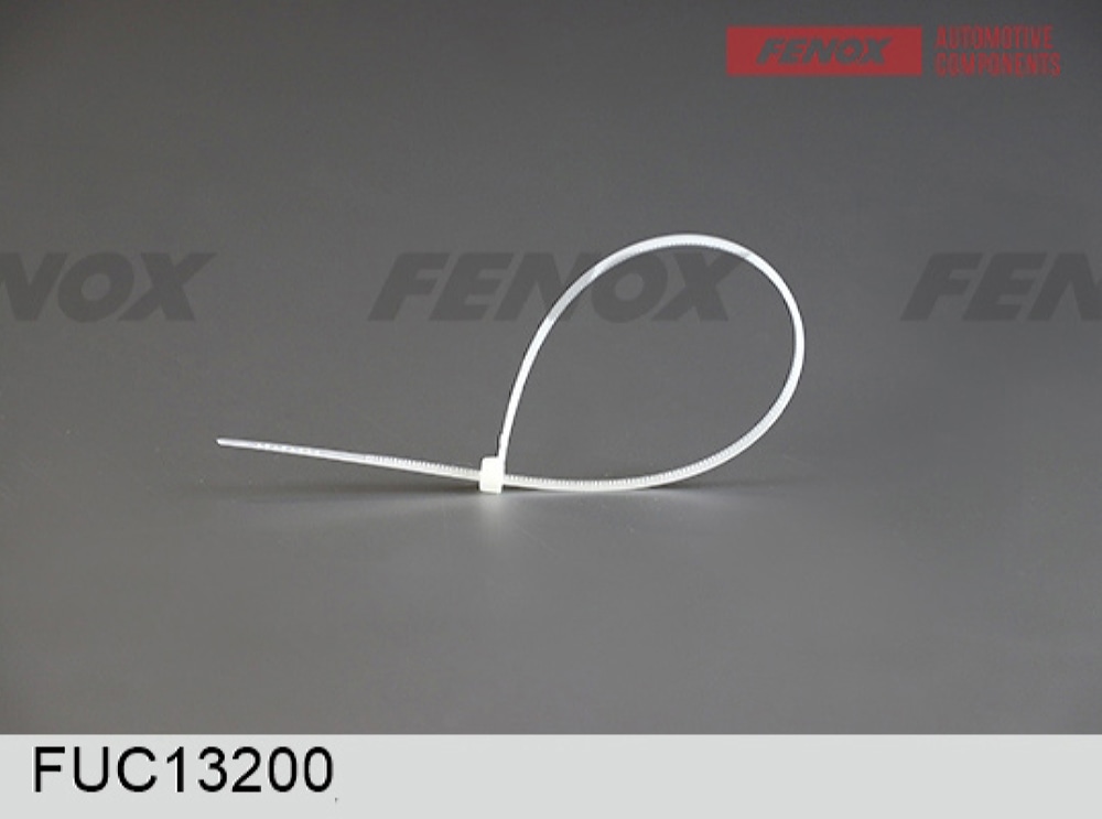 FENOX FUC13200 Хомут пластиковый (Стяжка) 3*200 мм 100 штук, Белый