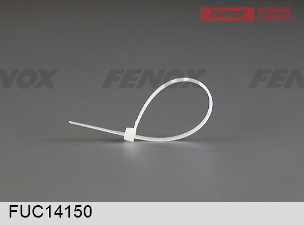 FENOX FUC14150 Хомут пластиковый (Стяжка) 4*150 мм 100 штук, Белый