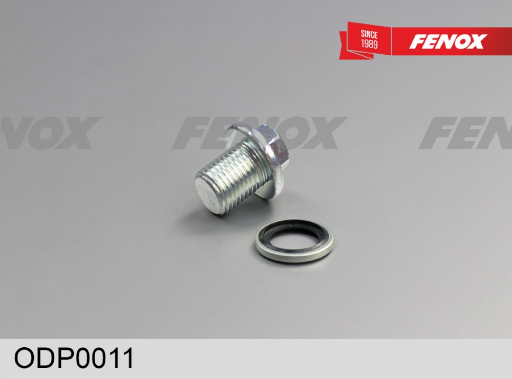 FENOX ODP0011 МАСЛОСЛИВНОЙ БОЛТ В ПОДДОН L23.1*M14 * 1.5 мм Ford Mondeo III, Fiesta 01-