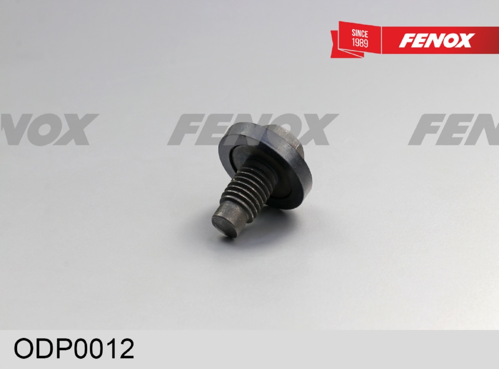 FENOX ODP0012 МАСЛОСЛИВНОЙ БОЛТ В ПОДДОН L28.7*M12*1.75 мм Ford  Mazda