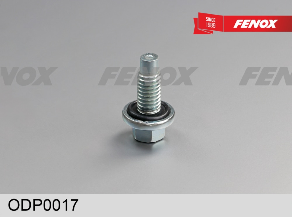FENOX ODP0017 МАСЛОСЛИВНОЙ БОЛТ В ПОДДОН L37*M12*1.75 мм GM  Opel