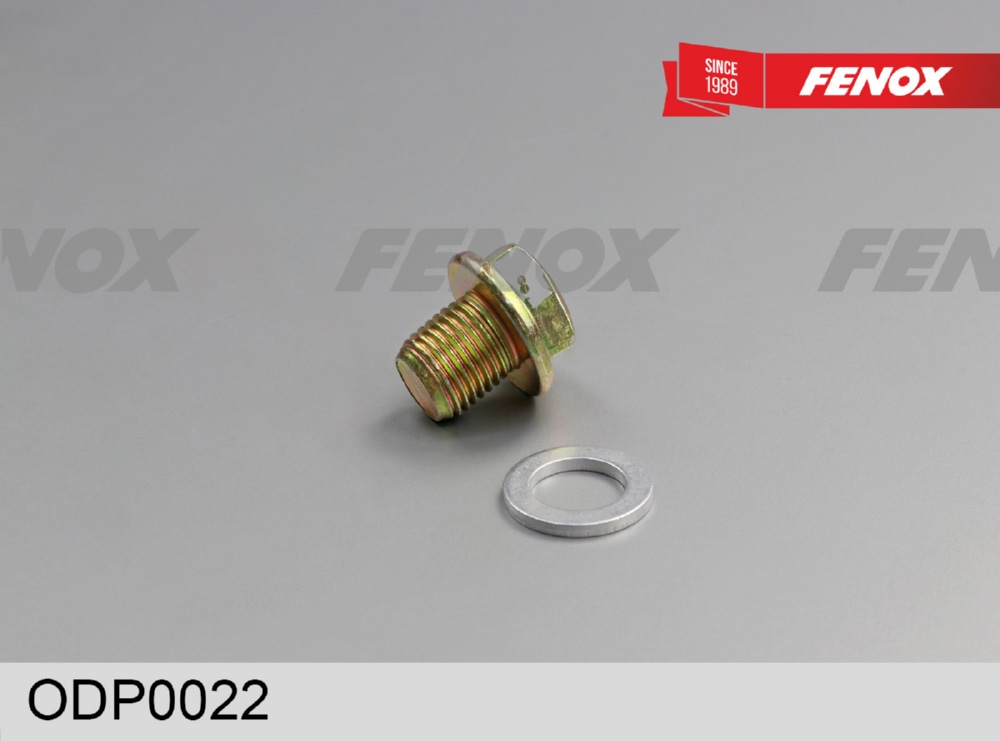 FENOX ODP0022 МАСЛОСЛИВНОЙ БОЛТ В ПОДДОН L23.9*M14*1.5 мм Volvo  Hyundai  Kia