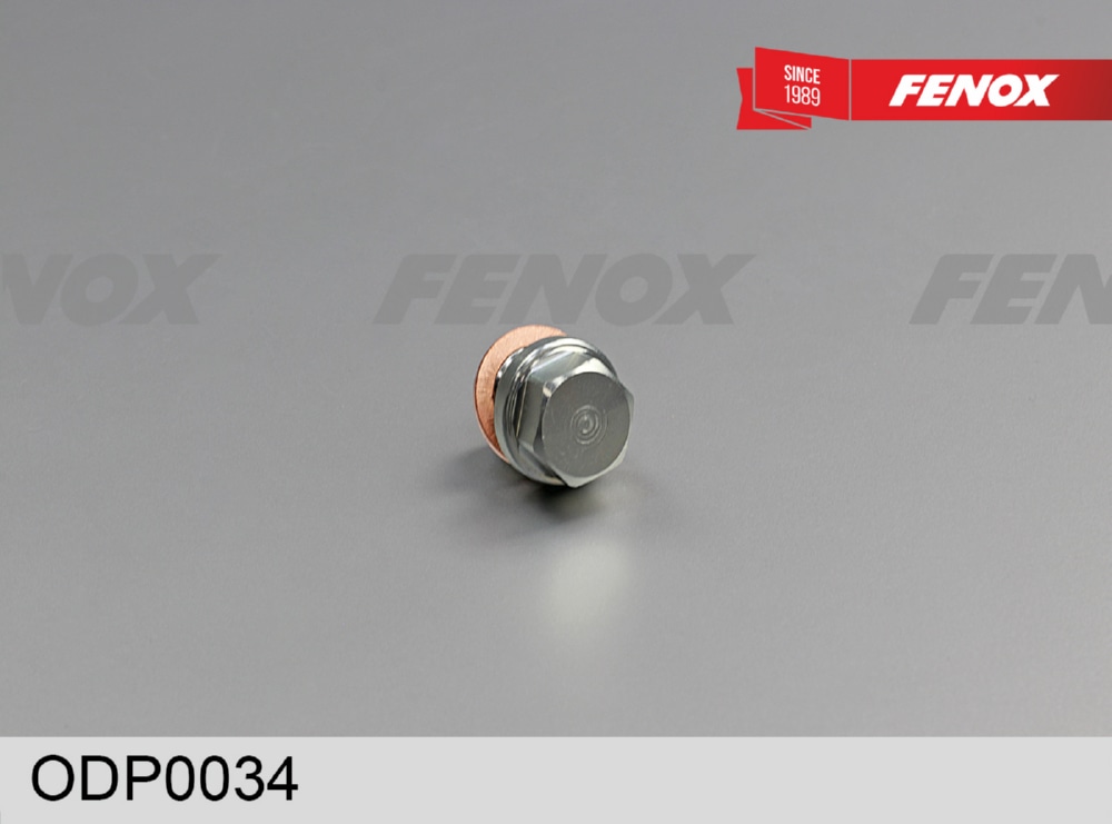 FENOX ODP0034 Болт поддона сливной M12x1.5mm