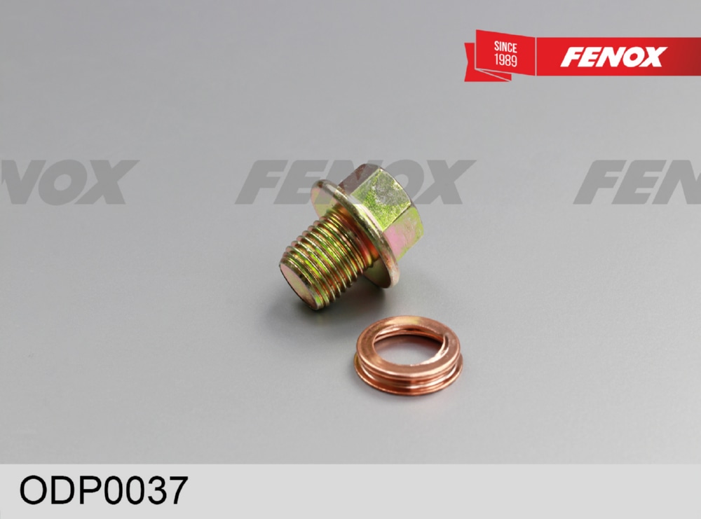 FENOX ODP0037 Пробка резьбовая TOYOTA/LEXUS M12x1.25x11 S 14