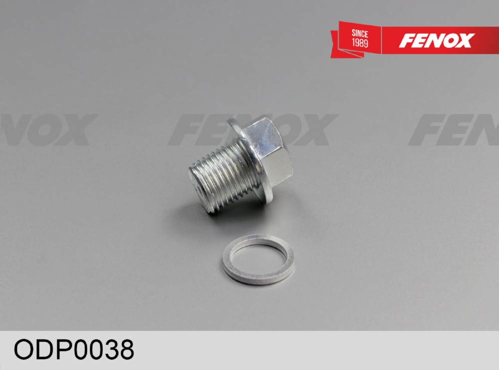FENOX ODP0038 Пробка резьбовая TOYOTA/LEXUS M12x1.25x11 S 14