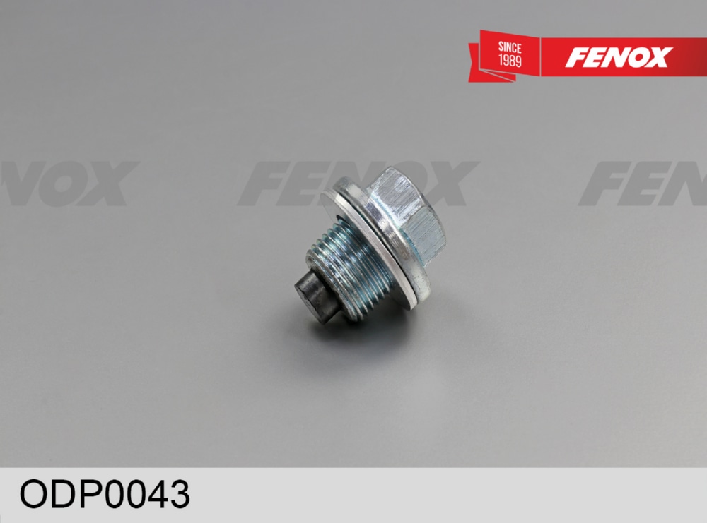 FENOX ODP0043 МАСЛОСЛИВНОЙ БОЛТ В ПОДДОН КПП L29*M18*1.5 мм Mitsubishi  Toyota