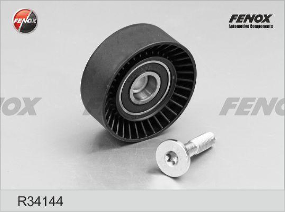 FENOX R34144 Ролик направляющий поликлинового ремня