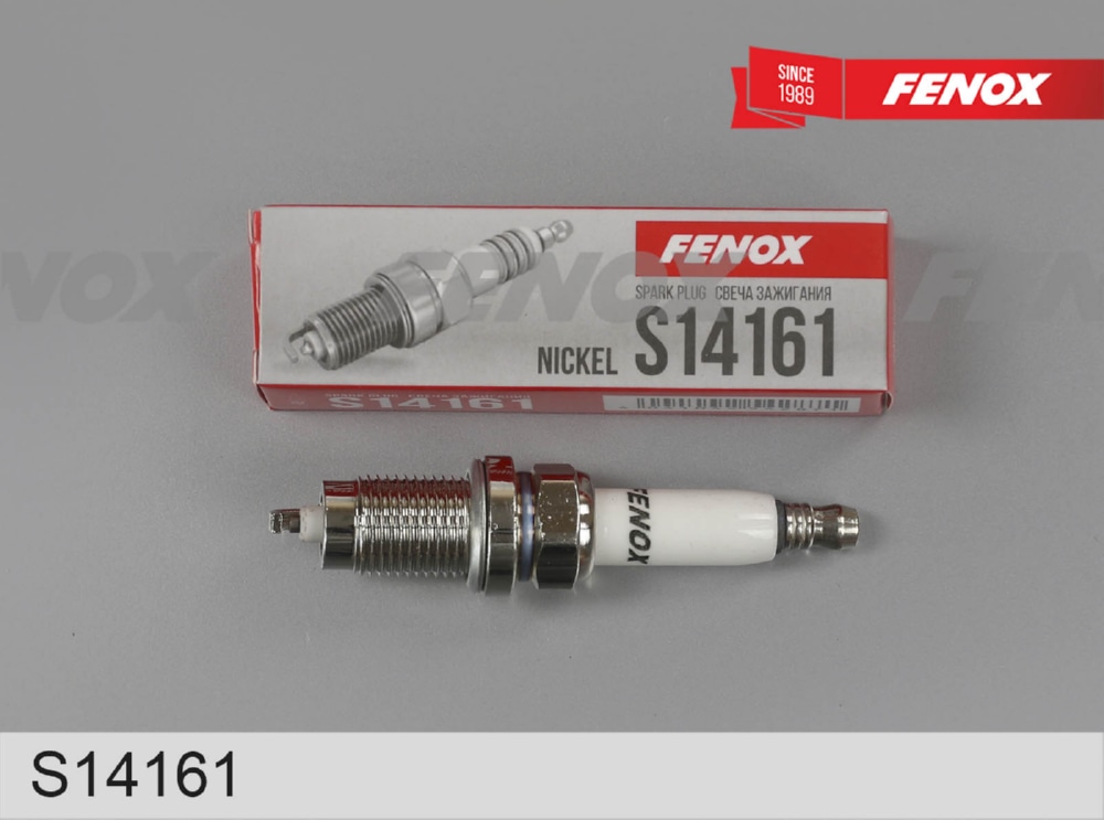 FENOX S14161 СВЕЧИ ЗАЖИГАНИЯ Nickel , зазор 1.1 мм, 1 электрод VW Polo 01-, Skoda Rapid 12-