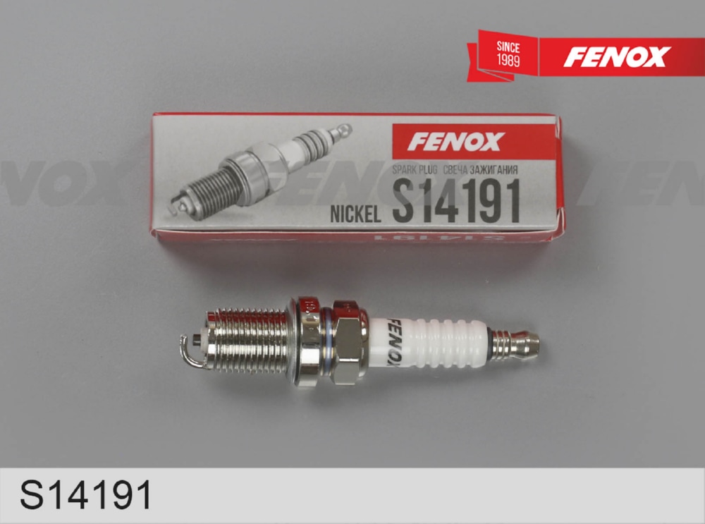 FENOX S14191 СВЕЧИ ЗАЖИГАНИЯ Nickel , зазор 1,1 мм, 1 электрод Hyundai Accent 99-, Getz 02-