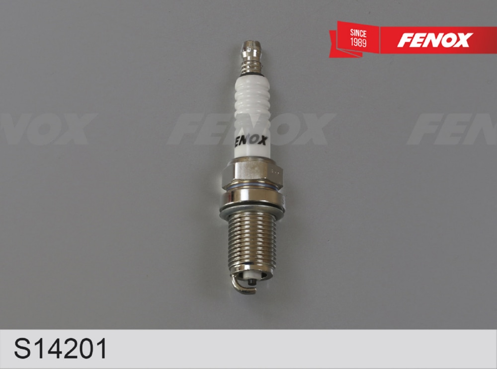 FENOX S14201 Свеча зажигания. Зазор 0,8мм, 1 электрод Nickel