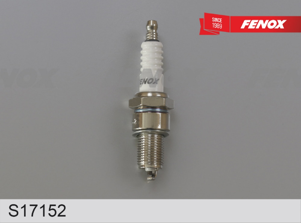 FENOX S17152 Свеча зажигания. Зазор 0,8мм, 1 электрод Nickel GAZelle 2705/3302/3221