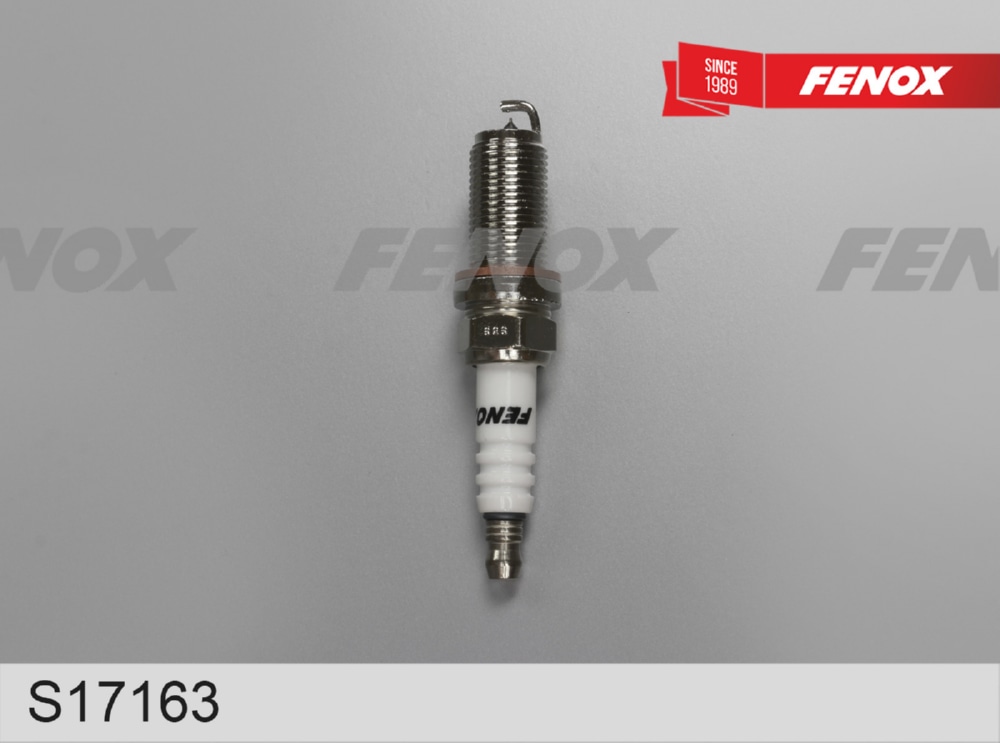 FENOX S17163 Свеча зажигания, Iridium-platin, зазор 1 мм