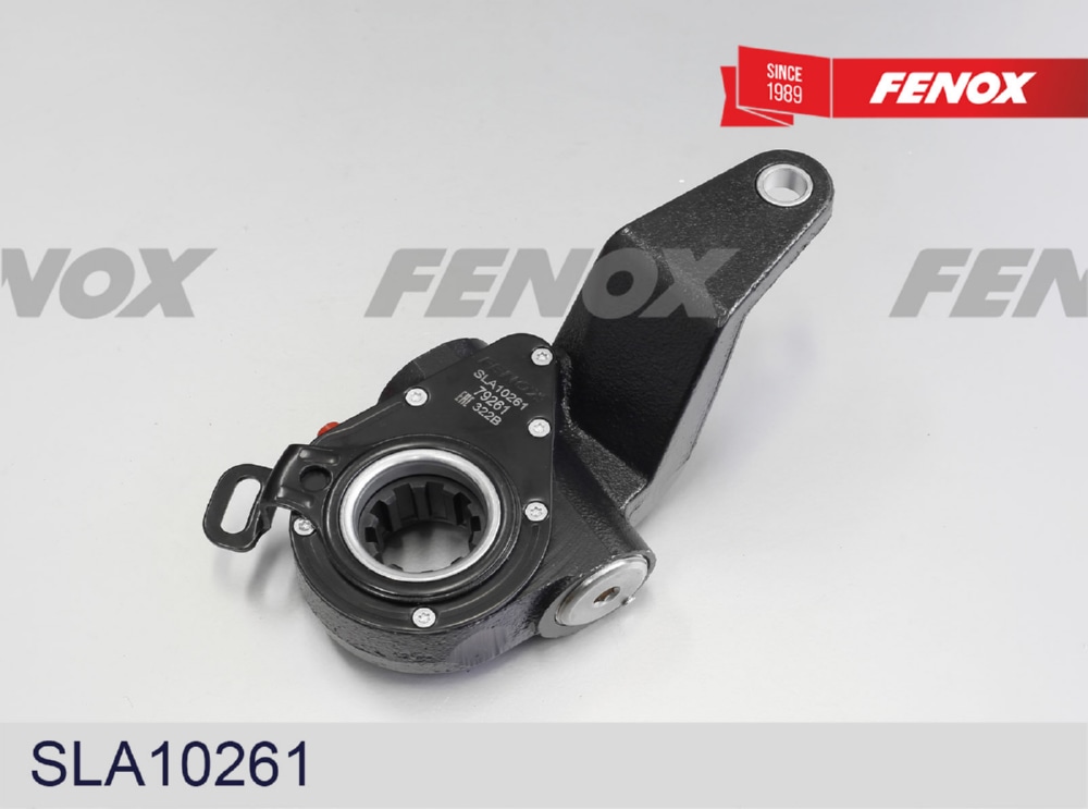 FENOX SLA10261 РЫЧАГ ТОРМОЗА РЕГУЛИРОВОЧНЫЙ изогнутый, левый. 10 зубьев, автомат КАМАЗ 6520 (мост Madara), 6522, 64