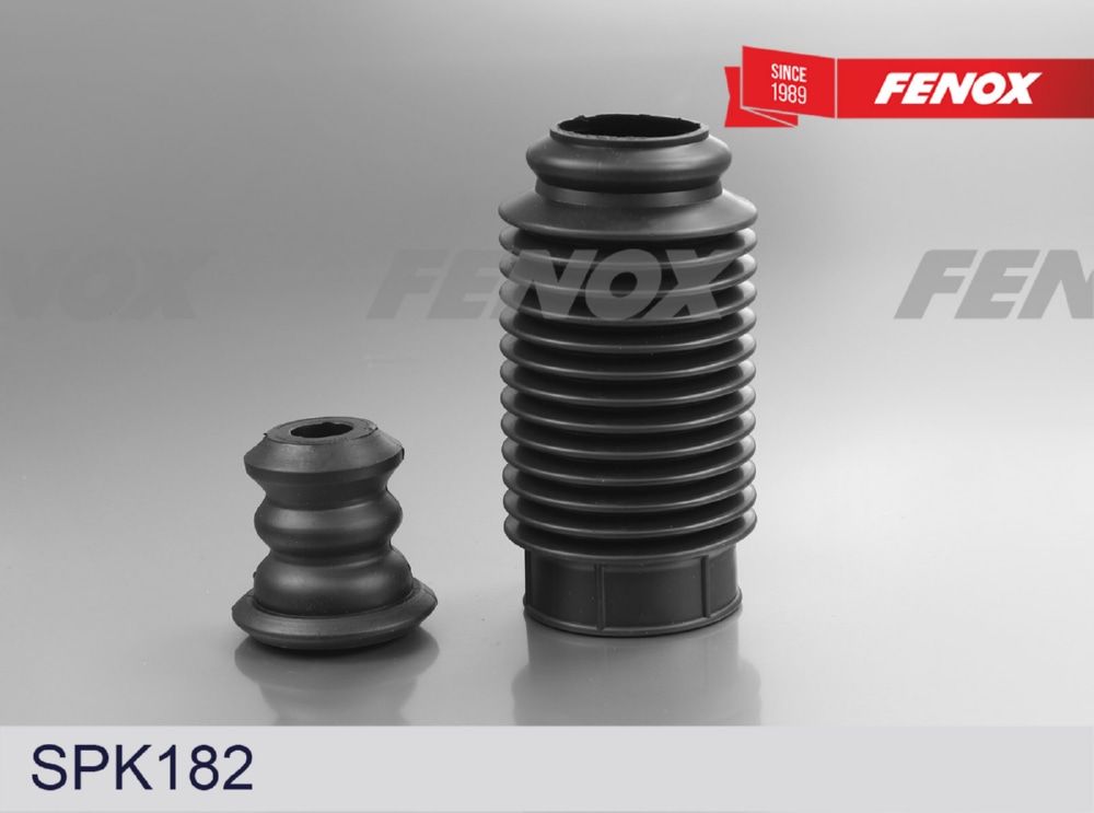 FENOX SPK182 ПЫЛЕЗАЗАЩИТНЫЙ КОМПЛЕКТ АМОРТИЗАТОРА Комплект: буфер (отбойник) + пыльник, передний ВАЗ 2108-21115, 2170, 2190  Datsun mi-DO 15- SPK182