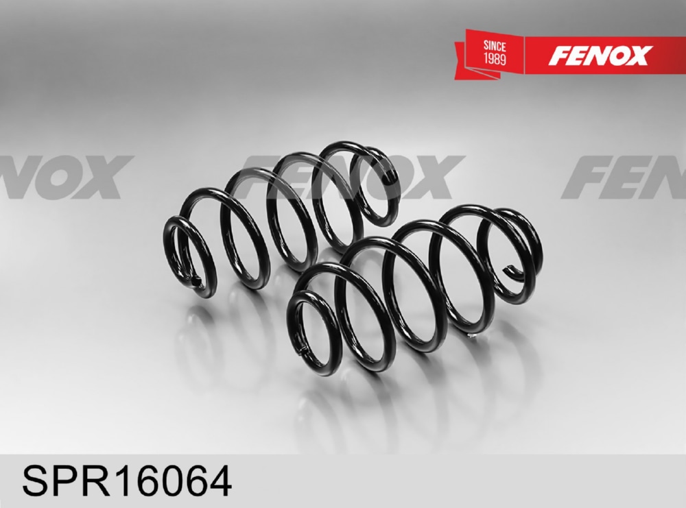 FENOX SPR16064 Пружина подвески CHEVROLET AVEO седан 12- зад.