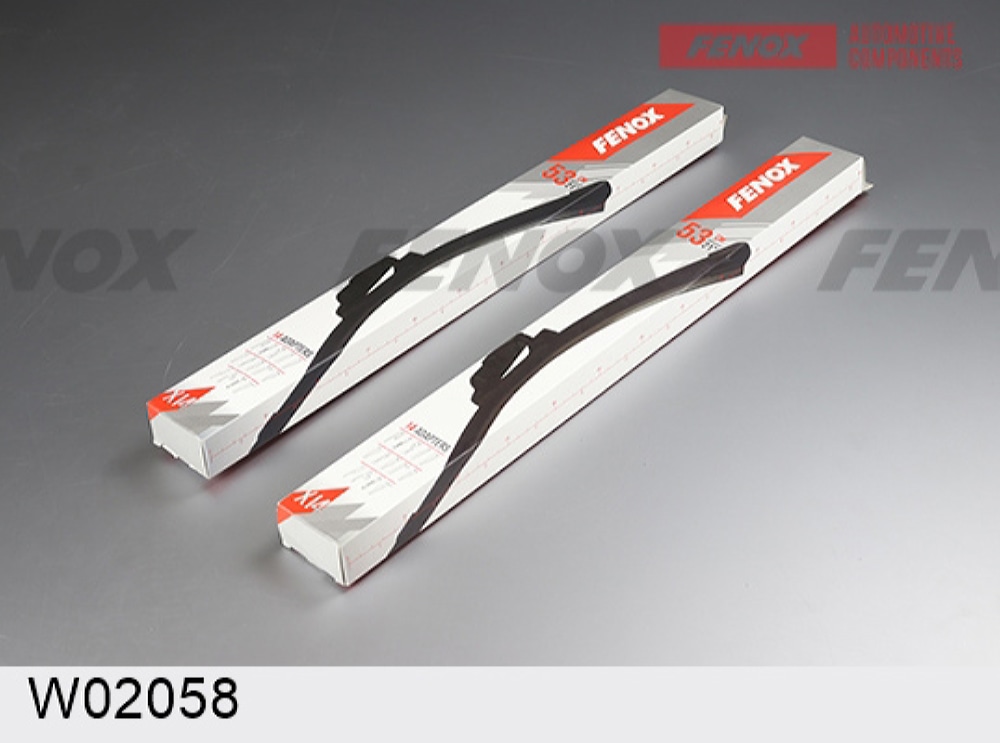FENOX W02058 Щётки с/о 530/530мм бескаркасная 14 в 1