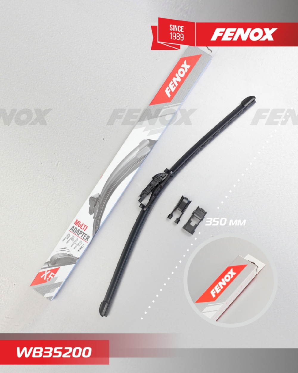 FENOX WB35200 Щетка стеклоочистителя бескаркасная 350мм