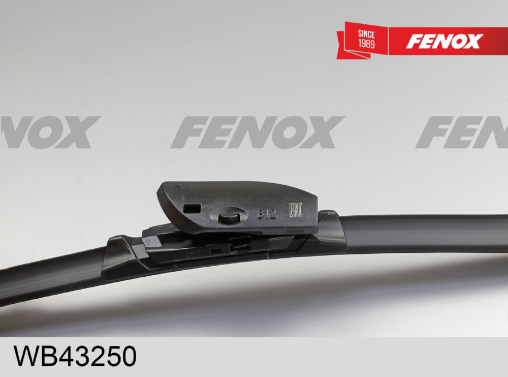 FENOX WB43250 Щетка стеклоочистителя бескаркасная 430мм адаптер aeroclip