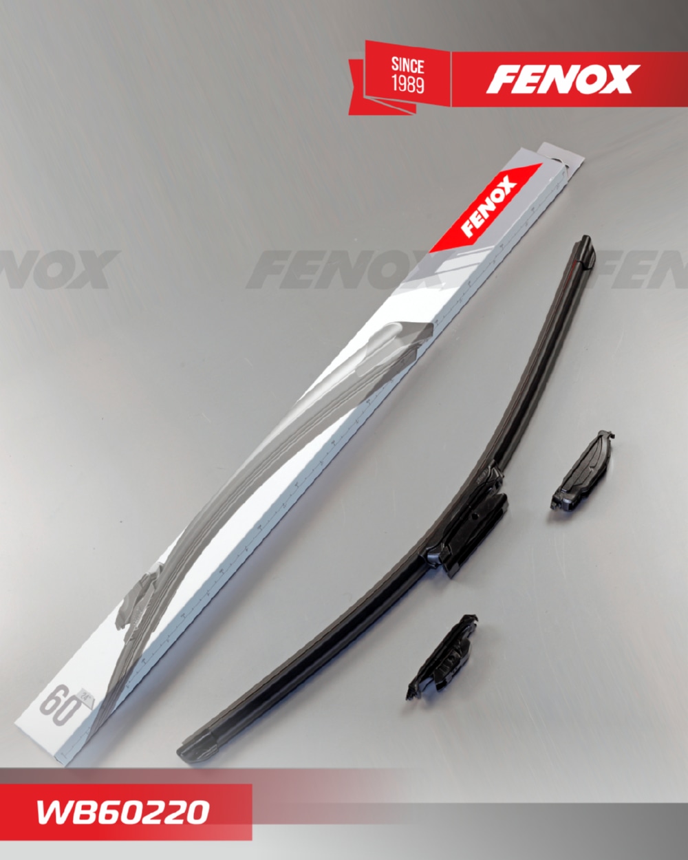 FENOX WB60220 Щётка с/о 600мм 24  Бескаркасная Renault Duster II/Megan III/Fluence
