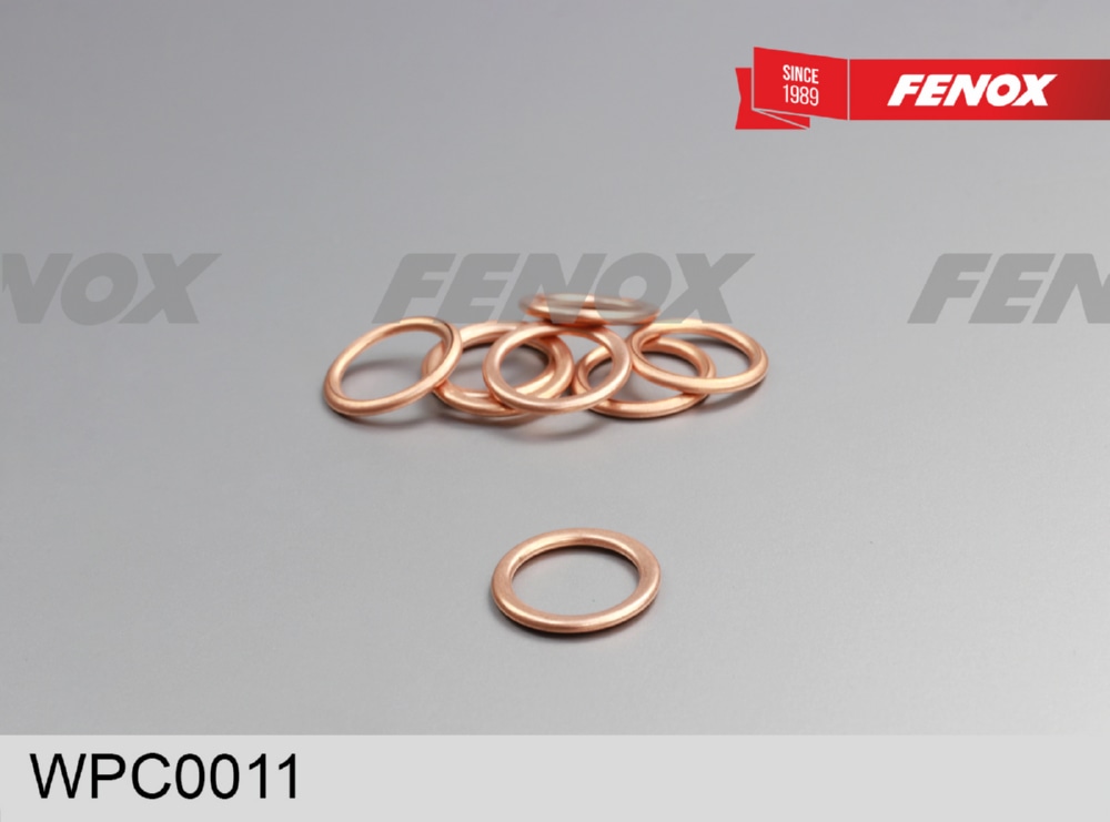 FENOX WPC0011 Прокладка пробки поддона OPEL/BMW/RENAULT/VAG