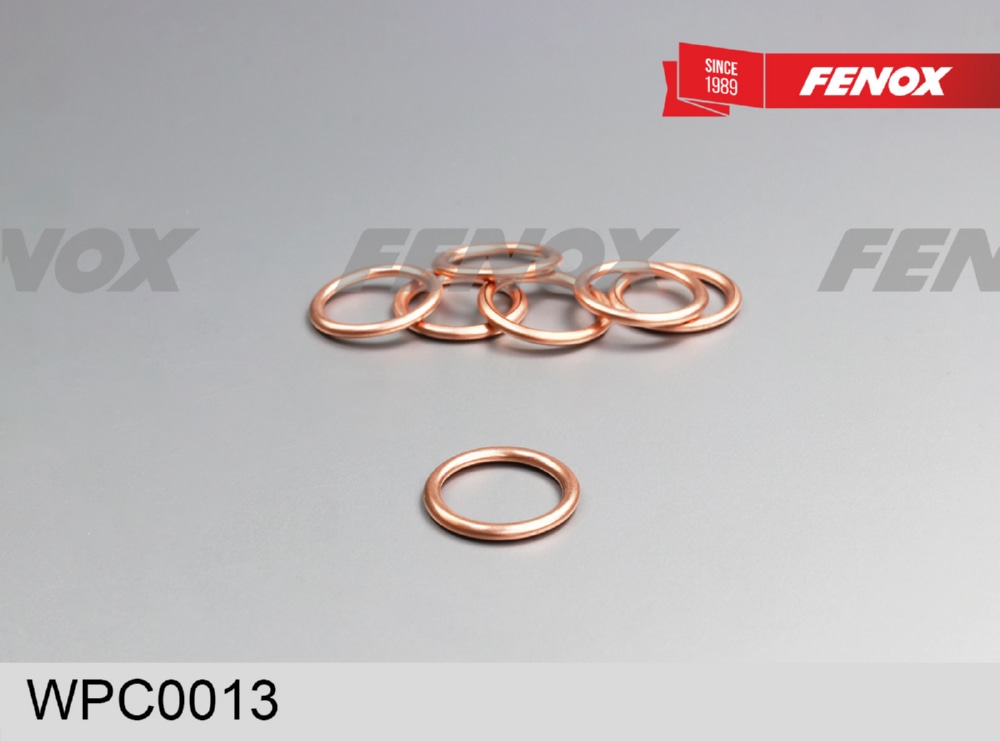 FENOX WPC0013 Прокладка пробки поддона PEUGEOT/RENAULT