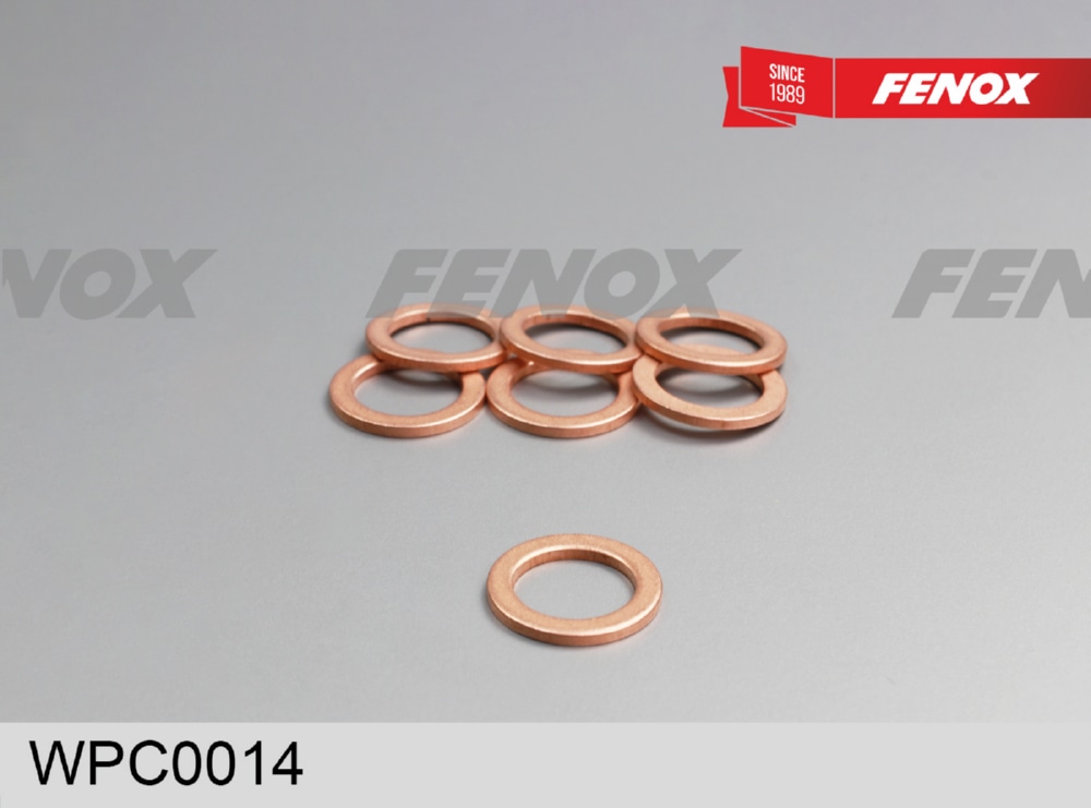 FENOX WPC0014 УПЛОТНИТЕЛЬНОЕ КОЛЬЦО 14*20*1.5мм