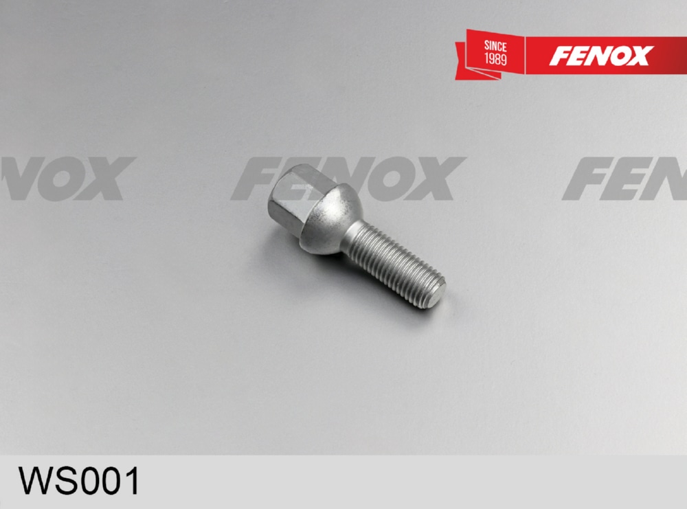 FENOX WS001 ШПИЛЬКА КОЛЕСА M12x1.5/L56.6/S17 - болт