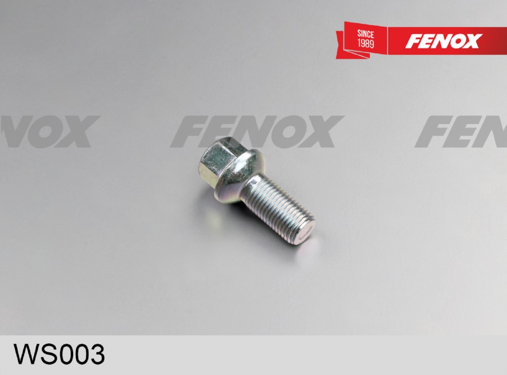 FENOX WS003 ШПИЛЬКА КОЛЕСА M14х1.5/L49/S17 - болт