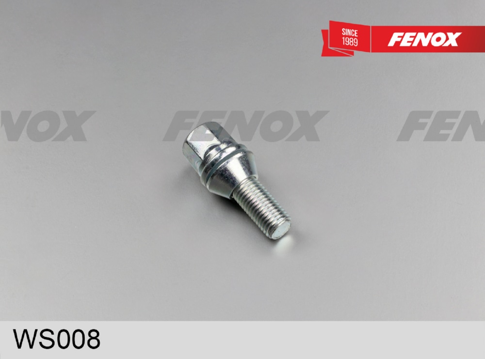 FENOX WS008 Болт крепления колеса NISSAN/RENAULT M12x1.5x53