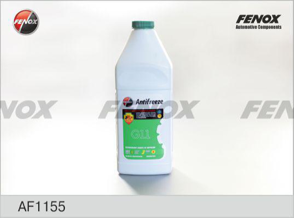FENOX AF1155 Антифриз готовый карбоксилатный зеленый G11 1кг