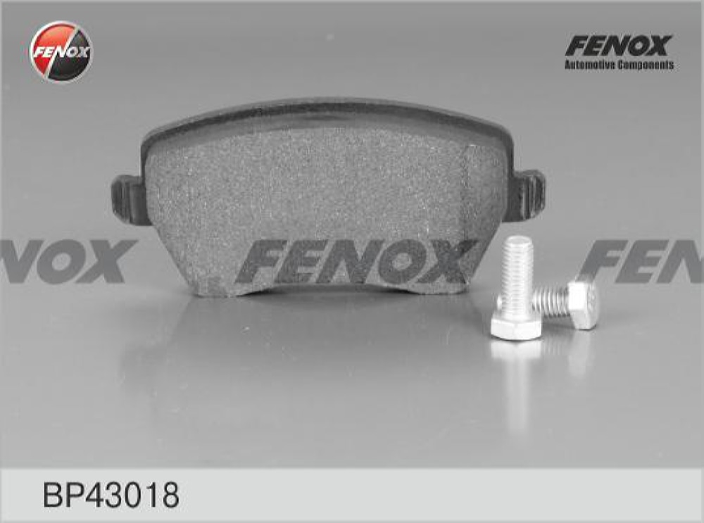 FENOX BP43018 Колодки тормозные дисковые Renault Logan MCV 07-, Clio 05-, Duster 10-, Lada Largus, Vesta, Nissan M