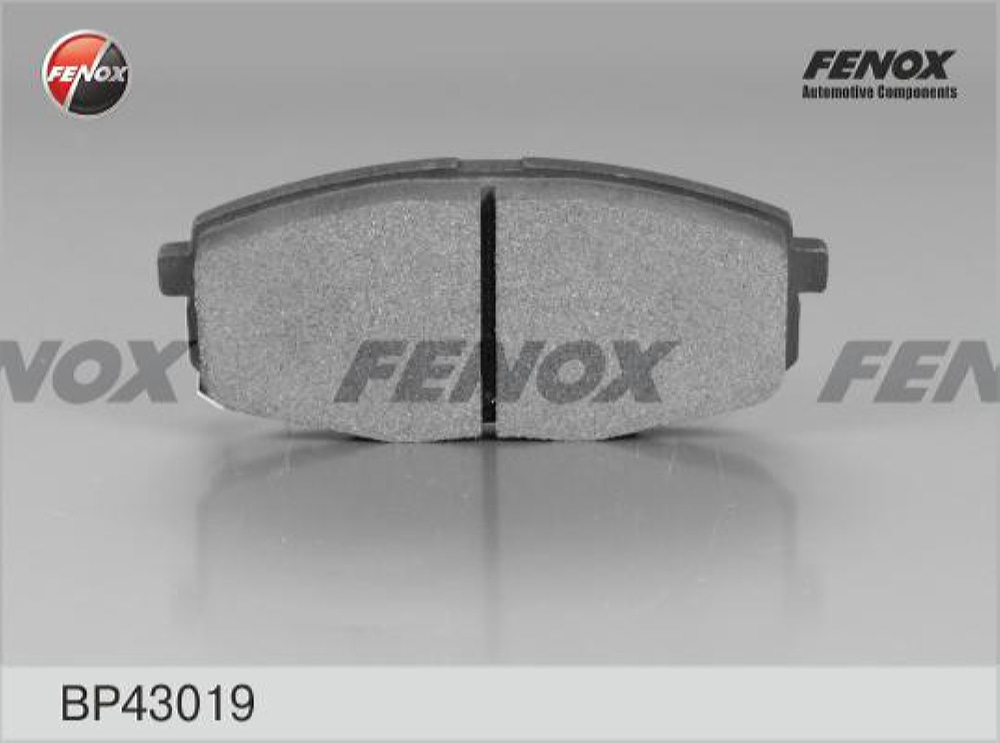 FENOX BP43019 Колодки тормозные HYUNDAI i30 07-/KIA CEED 07-/CARENS 02- передние