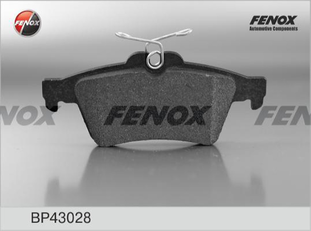 FENOX BP43028 Колодки тормозные дисковые с датчиком | зад прав/лев |