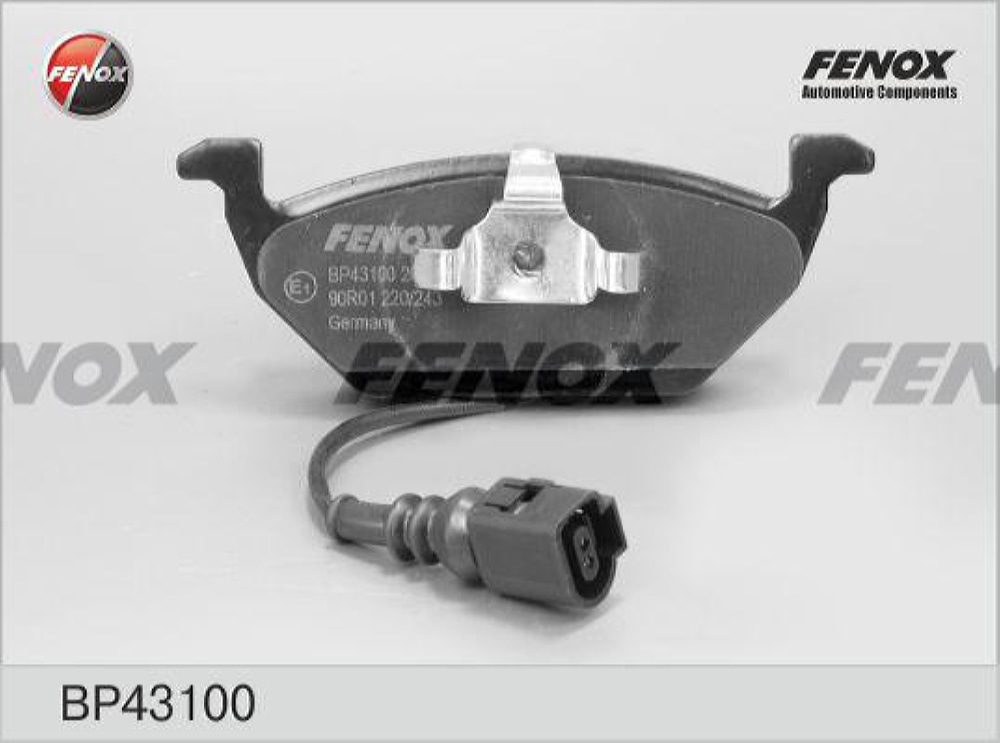 FENOX BP43100 Колодки тормозные дисковые Audi A3 03-, Seat Altea XL 06-, Leon 05-10, Skoda Octavia 04-, Superb 08-