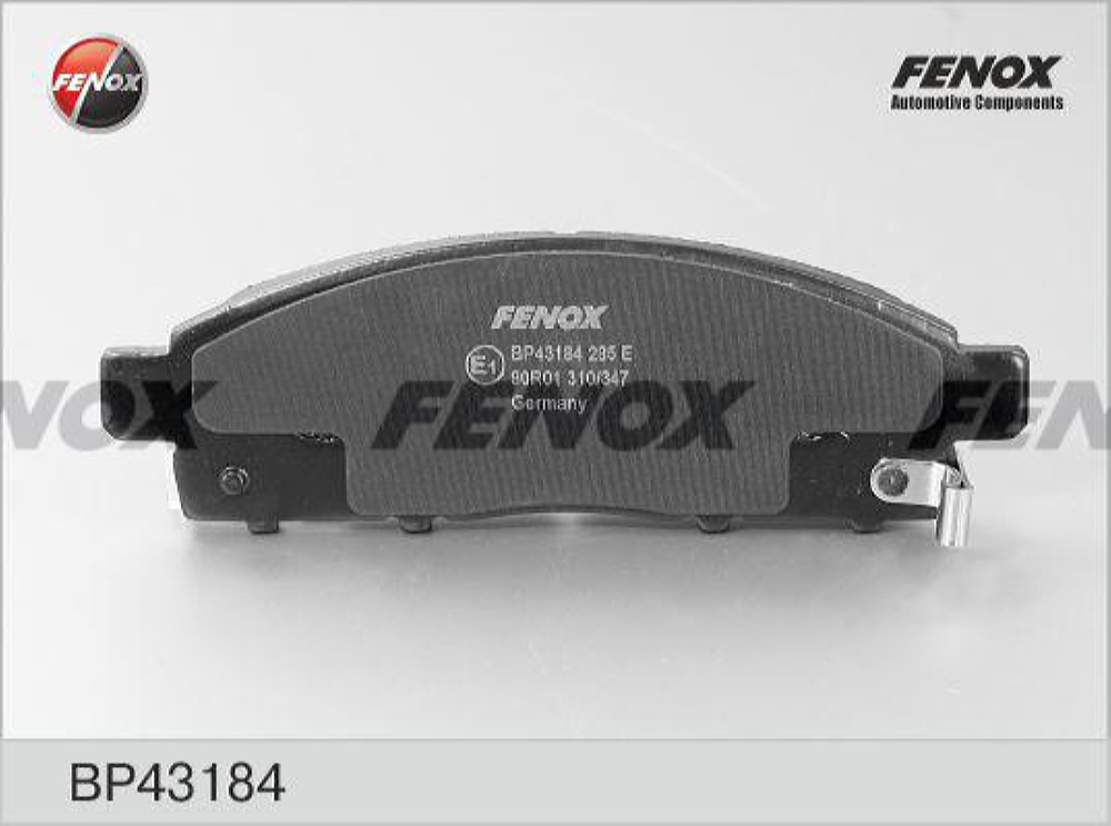 FENOX BP43184 Колодки тормозные дисковые Mitsubishi Pajero Sport I, Challenger II, L200 IV 04-10