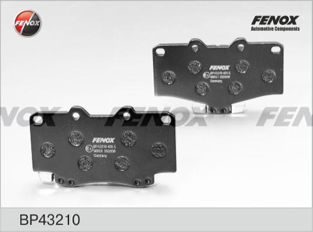 FENOX BP43210 Колодки тормозные дисковые