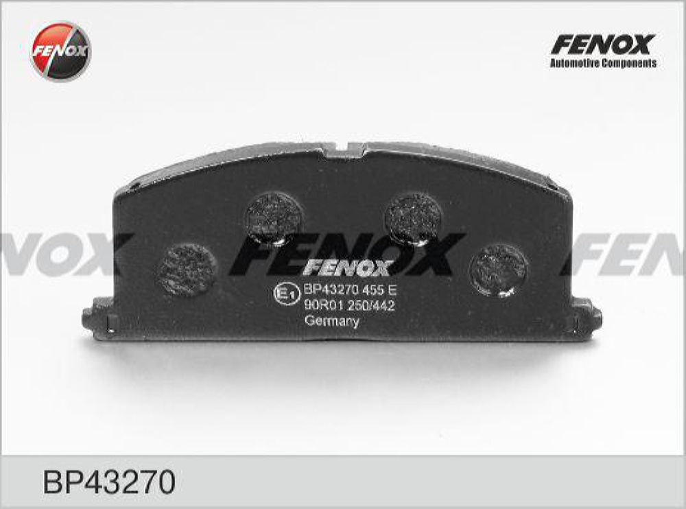 FENOX BP43270 Колодки торм.пер.