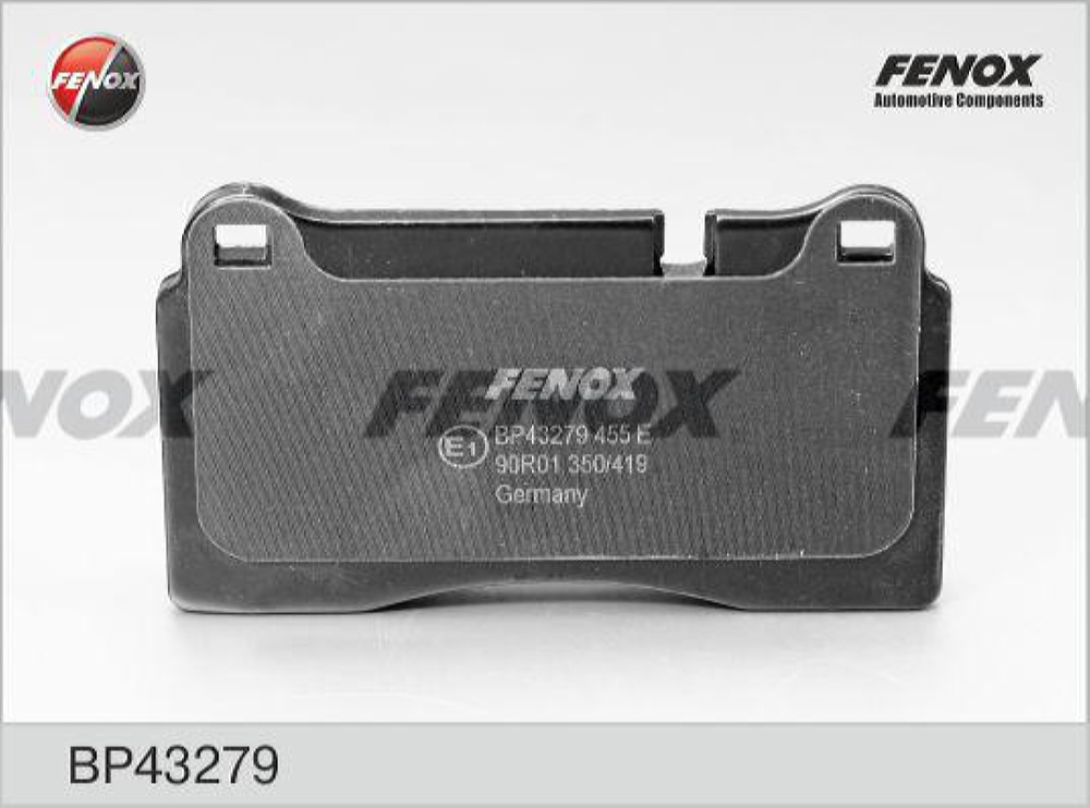 FENOX BP43279 Колодки тормозные дисковые | перед прав/лев |