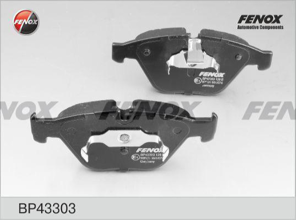 FENOX BP43303 Колодки тормозные дисковые BMW (E65,E66) 01-