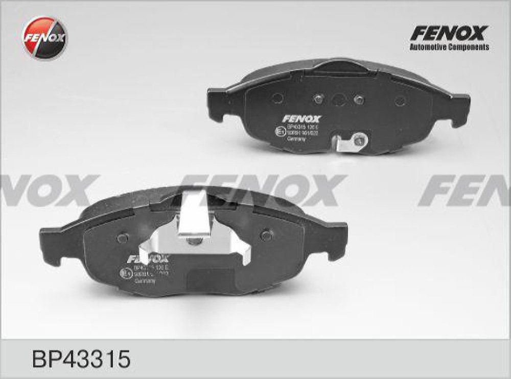 FENOX BP43315 Колодки тормозные дисковые Chrysler Sebring 01-