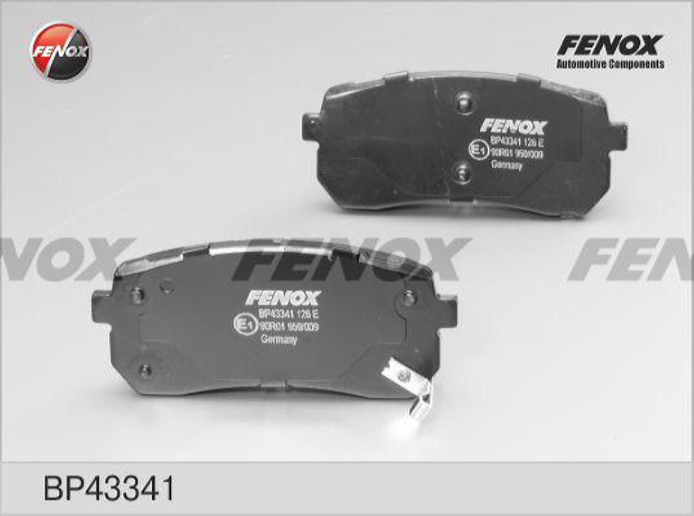 FENOX BP43341 Колодки тормозные дисковые Kia Carnival 06-