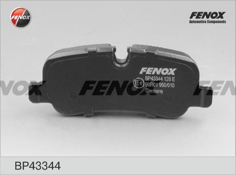 FENOX BP43344 Колодки тормозные LAND ROVER DISCOVERY 2.7TD/4.4 04>/RANGE ROVER 05>задние