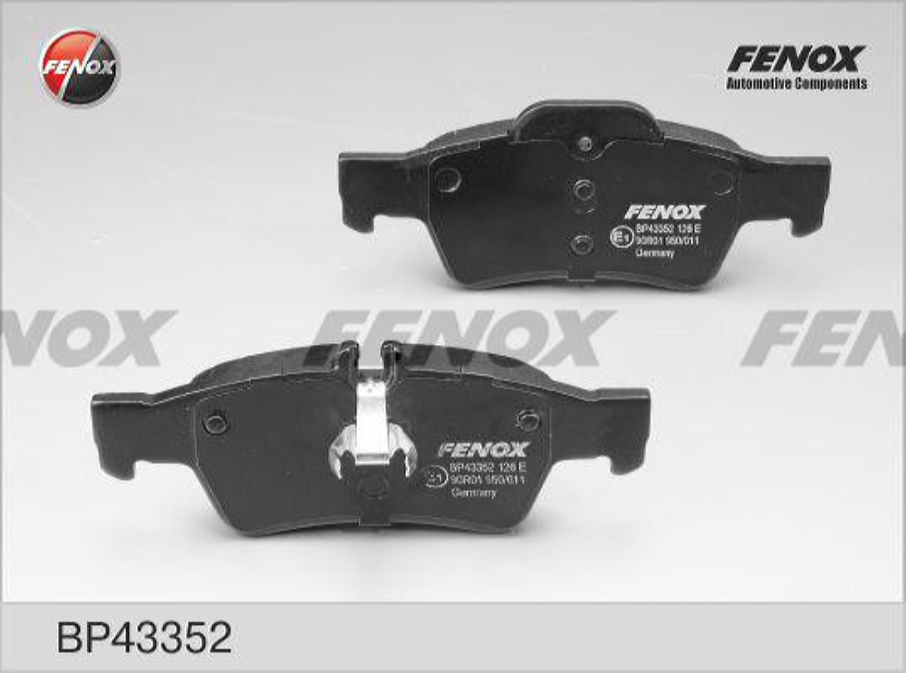 FENOX BP43352 Колодки тормозные MERCEDES-BENZ W211/W212/W220/W221/R230 задние