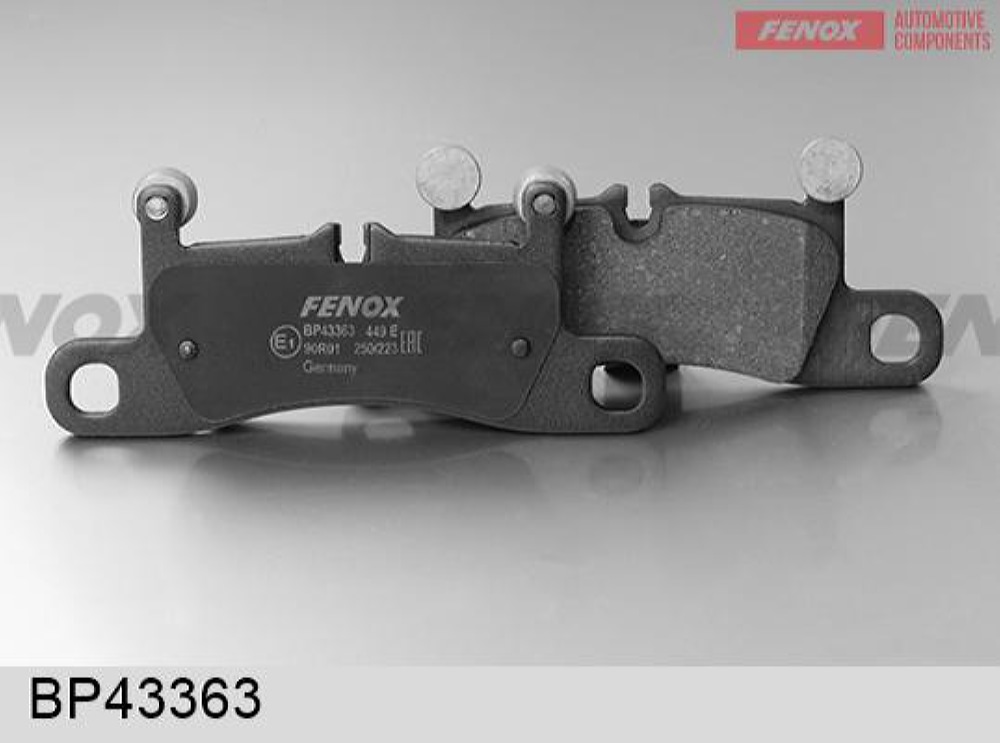 FENOX BP43363 Колодки тормозные дисковые | зад прав/лев |