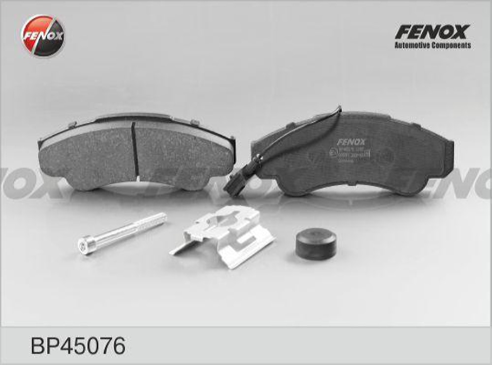 FENOX BP45076 Колодки тормозные дисковые Fiat Ducato 94-, Peugeot Boxer 94-, Citroen Jumper 94- (18Q)