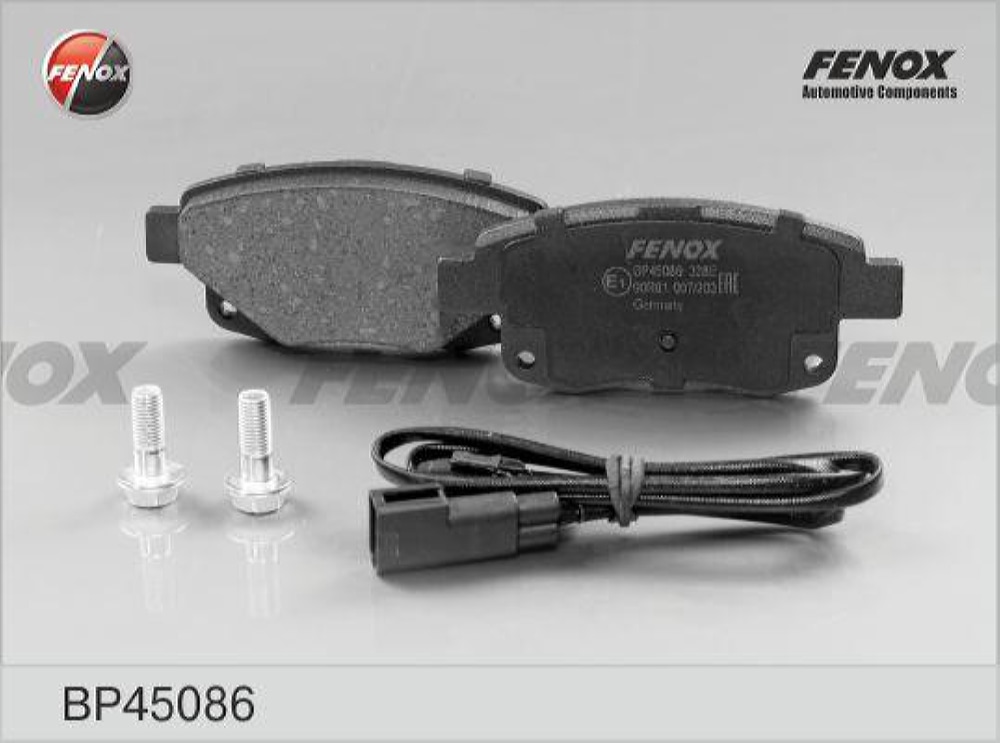 FENOX BP45086 Колодки тормозные дисковые | зад прав/лев |