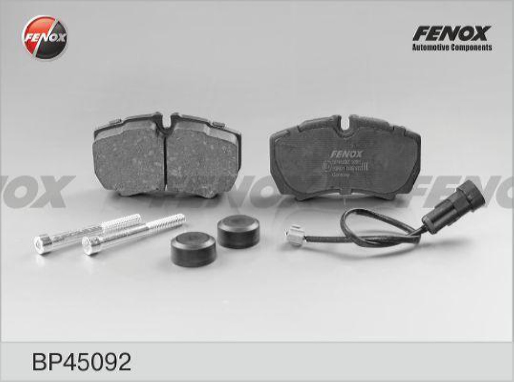 FENOX BP45092 Колодки тормозные дисковые Iveco Daily II, III 02-, 06-