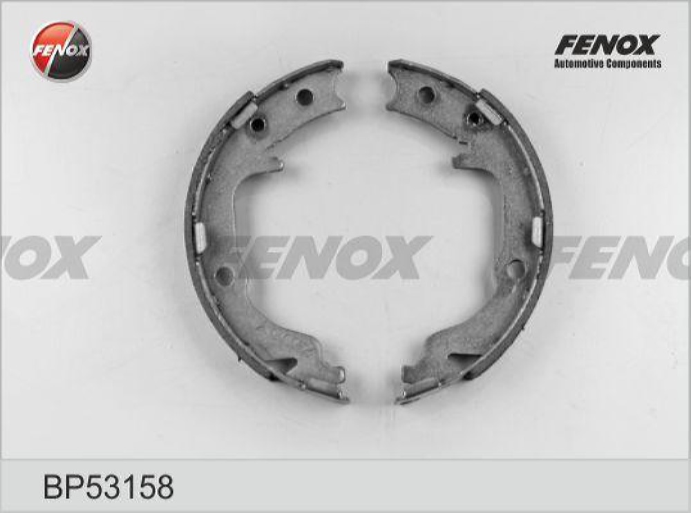 FENOX BP53158 Колодки тормозные барабанные | зад прав/лев |