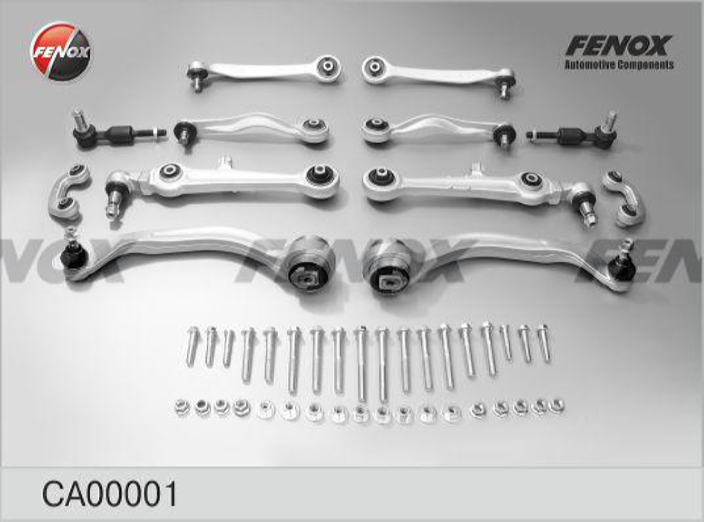 FENOX CA00001 Комплект подвески VAG A4/A6/PASSAT 95-05 передней (8рыч+2нак+2тяг.стаб.+крепеж)
