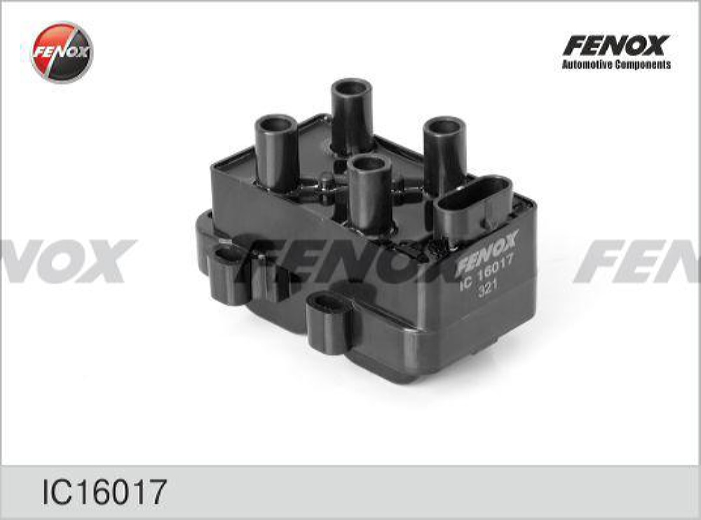 FENOX IC16017 Катушка зажигания Renault Logan 04-, Sandero 09-, Megane 96-, Clio 98-, Kangoo 97-, Lada Largus 12-